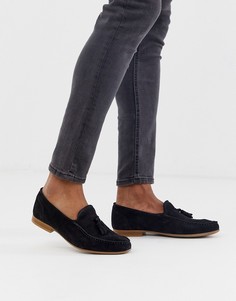 Черные замшевые лоферы ASOS DESIGN - Черный