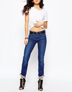 Прямые джинсы с завышенной талией G-Star 3301 - Синий