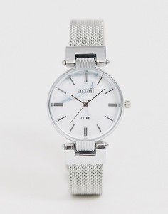 Женские часы с серебристым сетчатым браслетом Anaii - Серебряный