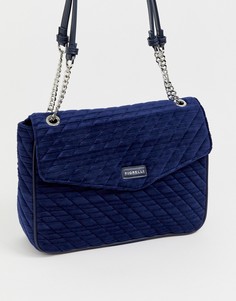 Темно-синяя стеганая сумка через плечо с клапаном Fiorelli - Daphne - Темно-синий
