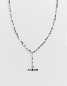 Цепочка с Т-образной подвеской WFTW - Серебряный