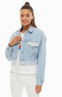 Куртка Укороченная джинсовая куртка оверсайз Tommy Jeans