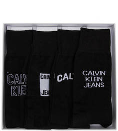 Комплект носков Комплект из четырех пар хлопковых носков в коробке Calvin Klein