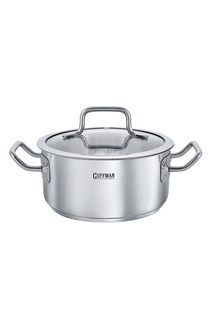 Кастрюля со стеклянной крышкой Guffman