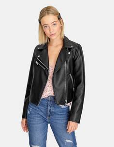 Куртка из искусственной кожи Stradivarius
