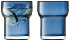 Стаканы для воды LSA Набор из 2 стаканов Utility 300 мл синий