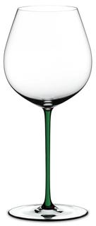 Бокалы для красного вина Riedel Fatto a Mano - Фужер Old World Pinot Noir 705 мл хрустальное стекло с зеленой ножкой 4900/07G