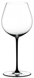 Бокалы для красного вина Riedel Fatto a Mano - Фужер Old World Pinot Noir 705 мл хрустальное стекло с черной ножкой 4900/07B