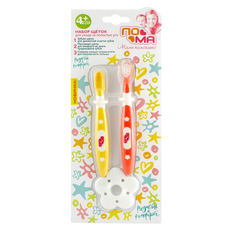 Набор зубных щеток с 4 мес 2 шт. ПОМА