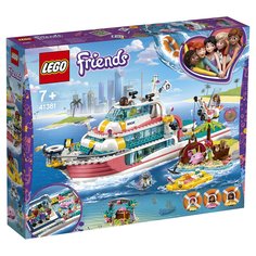 Конструктор Friends 41381 Катер для спасательных операций Lego