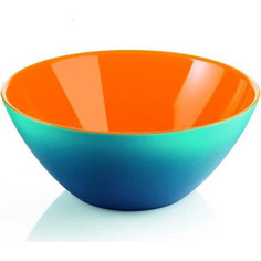 Салатница 20 см голубая-оранжевая Guzzini My Fusion (281420145)