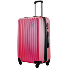 Чемодан LCASE Krabi Peach pink (L) с расширением Lcase