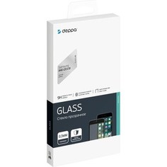 Защитное стекло Deppa 3D Full Glue для Samsung Galaxy A40 (2019), 0.3 мм, черная рамка