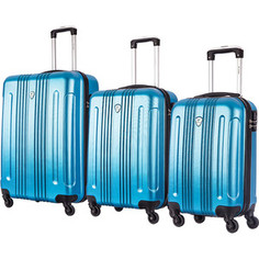 Комплект чемоданов LCASE Bangkok blue Lcase