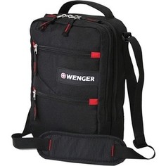 Сумка Wenger Mini Vertical Boarding Bag для докум. черная/красная 18262166