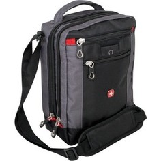Сумка-планшет Wenger Mini Boarding Bag для документов черная/серая 1092239