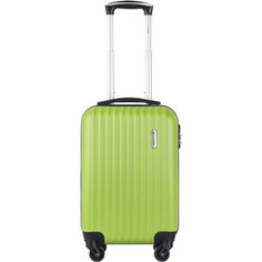 Чемодан LCASE Krabi K17 green (S) с расширением Lcase