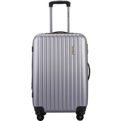 Чемодан LCASE Krabi Gray (M) с расширением Lcase