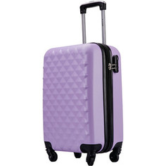 Чемодан LCASE Phatthaya Light purpule (S) с расширением Lcase