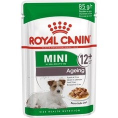 Пауч Royal Canin Mini Ageing 12+ Sause-Sobe кусочки в соусе собе для собак мелких пород старше 12лет 85г