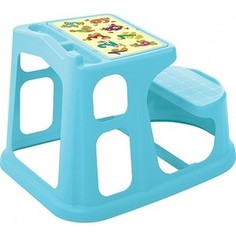 Стол-Парта Детская Бытпласт Пластишка С Аппликацией 730х550х500 Мм (Голубой)
