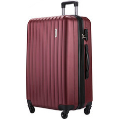 Комплект чемоданов LCASE Krabi Red wine с расширением Lcase