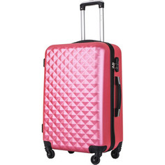 Комплект чемоданов LCASE Phatthaya Peach pink с расширением Lcase