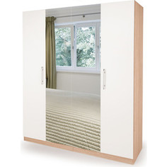 Шкаф комбинированный Шарм-Дизайн Шарм 160х60 дуб сонома+белый Гамма