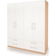 Шкаф комбинированный Шарм-Дизайн Шарм 140х45 дуб сонома+белый Гамма