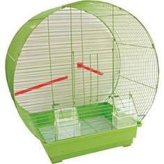 Клетка N1 47х27х50см прямоугольный поддон, верх круглый для птиц (ДКп416)