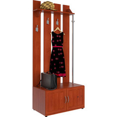 Прихожая Мебельный двор С-МД-П1-В-Т яблоня (вешалка П1 с тумбой)