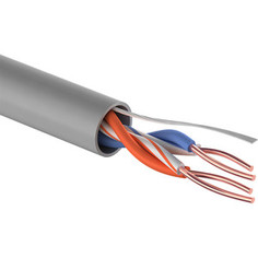 Кабель Proconnect UTP 4PR 24AWG, CCA, CAT5e, PVC, серый, (бухта 100 м) (01-0043-3-100)