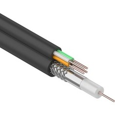 Кабель Proconnect КВК-П-2 +2x0,50 мм2 (Cu/Cu) черный (бухта 200 м) PROconnect (01-4214)
