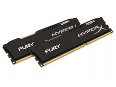 Модуль памяти Kingston HyperX Fury Black DDR4 DIMM 3466MHz PC-27700 CL19 - 16Gb KIT (2X8Gb) HX434C19FB2K2/16