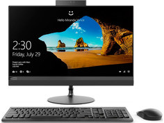 Моноблок Lenovo IdeaCentre 520-24IKU Black F0D200AWRK (Intel Core i5-8250U 1.6 GHz/4096Mb/1000Gb/DVD-RW/Intel HD Graphics/Wi-Fi/Bluetooth/Cam/23.8/1920x1080/Windows 10 Home 64-bit)