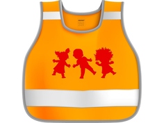 Жилет сигнальный детский Protect Дети р.30-34 рост 122-146 Orange 333-228