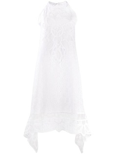 Costarellos платье Macrame с вышивкой