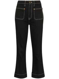 Khaite укороченные джинсы Raquel