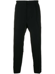 Alexander McQueen брюки прямого кроя с контрастным кантом