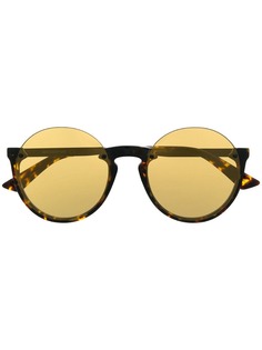 McQ Alexander McQueen солнцезащитные очки черепаховой расцветки