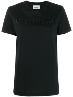 Iceberg футболка с вышитым логотипом