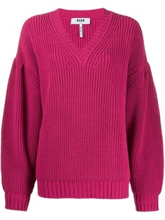 MSGM джемпер крупной вязки