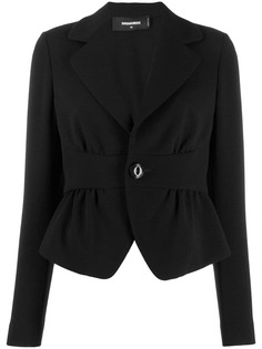 Dsquared2 укороченный присборенный блейзер