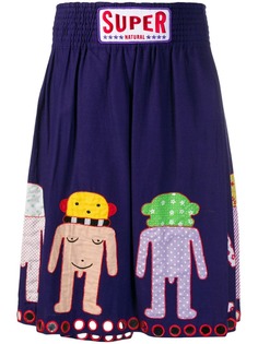 Walter Van Beirendonck Pre-Owned юбка-шорты для бокса Supernatural 2005-го года