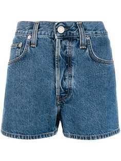 Helmut Lang джинсовые шорты с завышенной талией