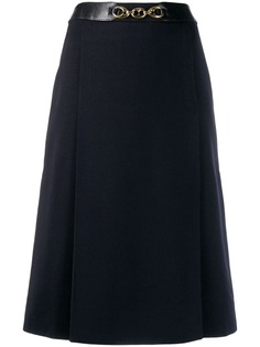 CÉLINE PRE-OWNED юбка с декоративной цепочкой