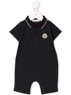 Moncler Kids классический короткий комбинезон