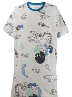 Walter Van Beirendonck Pre-Owned длинная футболка 2015-го года Whambam!