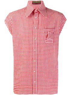 Walter Van Beirendonck Pre-Owned клетчатая рубашка Pixidust без рукавов 2003/04-го года