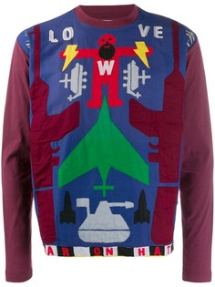 Walter Van Beirendonck Pre-Owned футболка 2010/11-х годов Take A W-Ride с длинными рукавами